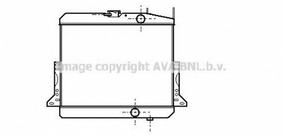 AVA QUALITY COOLING me2117 -  Радиатор, охлаждение двигателя